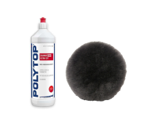 Polytop Diamant 3000 Ultra Cut Kalın Pasta 1lt + Eagles Gri Keçe 160 mm