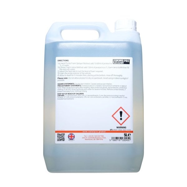Valet Pro Ph Neutral Snow Foam Güvenli Yıkama Köpüğü 5 lt