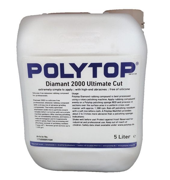 Polytop Diamant 2000 Ultimate Cut Agresif Kalın Pasta 5 lt