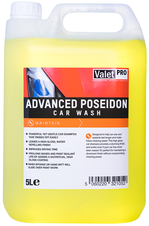 Valet Pro Advanced Poseidon - Cilalı Parlatıcı Şampuan 5 lt