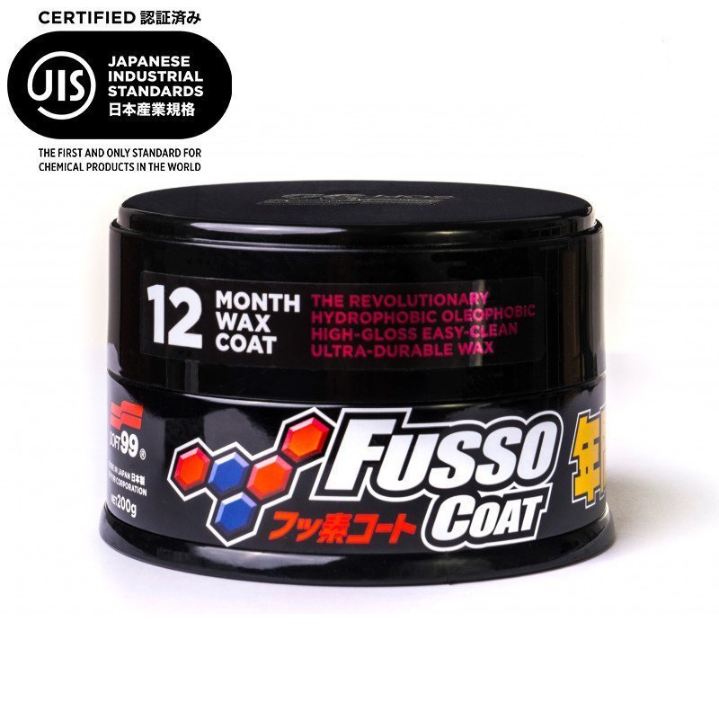Soft99 Fusso Coat 12 Aylık Wax Koyu Renk Avrupa Versiyon 200 gr