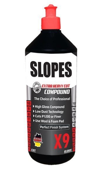 Slopes X9 Agresif Çizik Çıkarıcı Pasta 1 lt