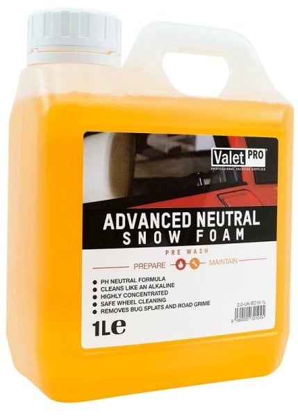 Valet Pro Advanced Neutral Snow Foam  Yoğun ve Güvenli Yıkama Köpüğü  1 lt