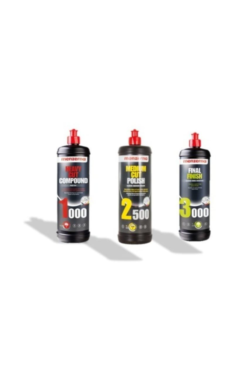 Menzerna Dev Üçlü Kampanya 1 lt ( Menzerna 1000 - 2500 - 3000 )