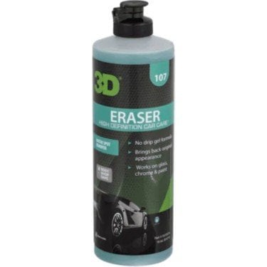 3D Eraser Cam ve Boya İçin Su ve Kireç Lekesi Giderici 470 ML - MADE İN USA