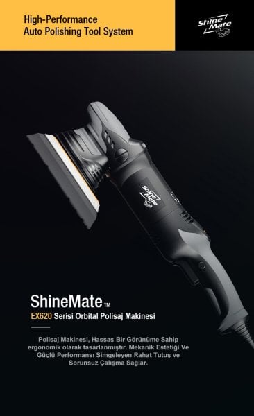 Shine Mate EX620 5/15 Orbital Deluxe Polisaj Makinesi 125mm