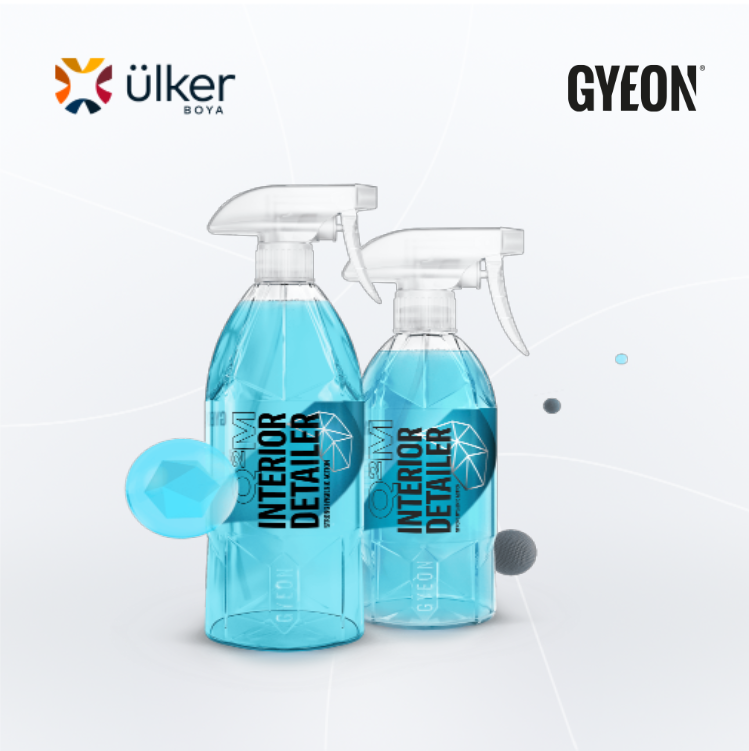 GYEON Q²M İnteriorDetailer Araç İçi Bakteri Virüs Temizleyici - 500 ml -Alkol Bazlı Dezenfektan