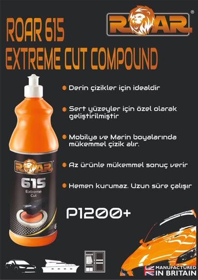 ROAR 615 EXTREME CUT COMPOUND 1 LT