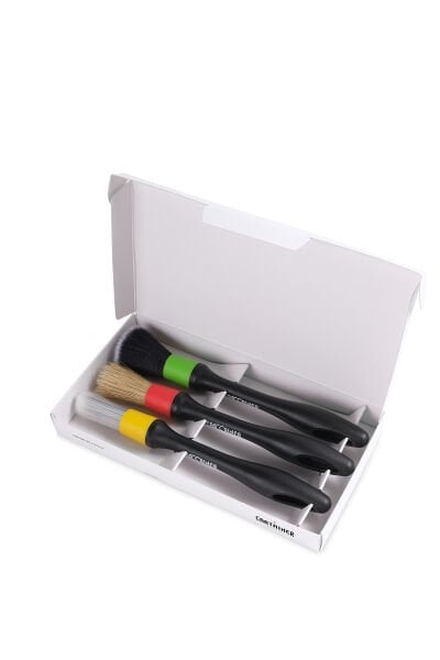 Cartainer Detailing Brush Set üçlü detay fırça seti