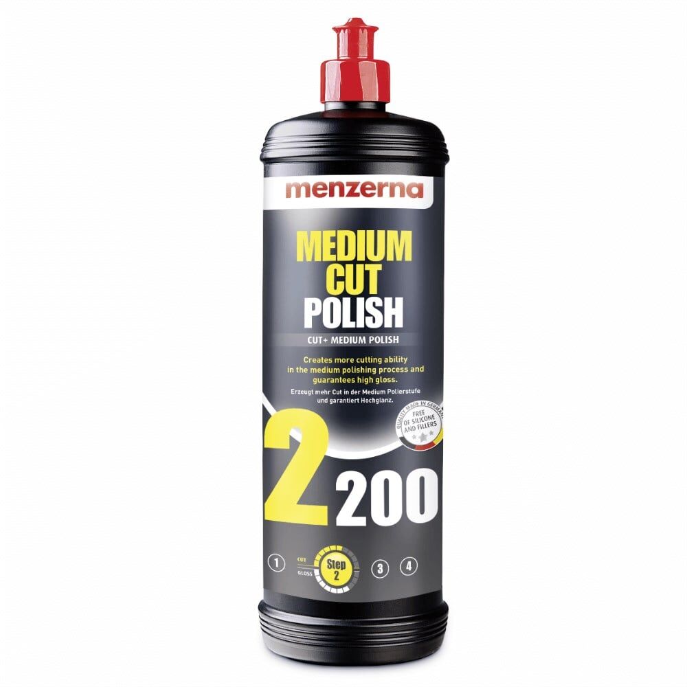 Menzerna Medium Cut Polish 2200 – Orta Der.Çizik Gid.Cila 1000 ml