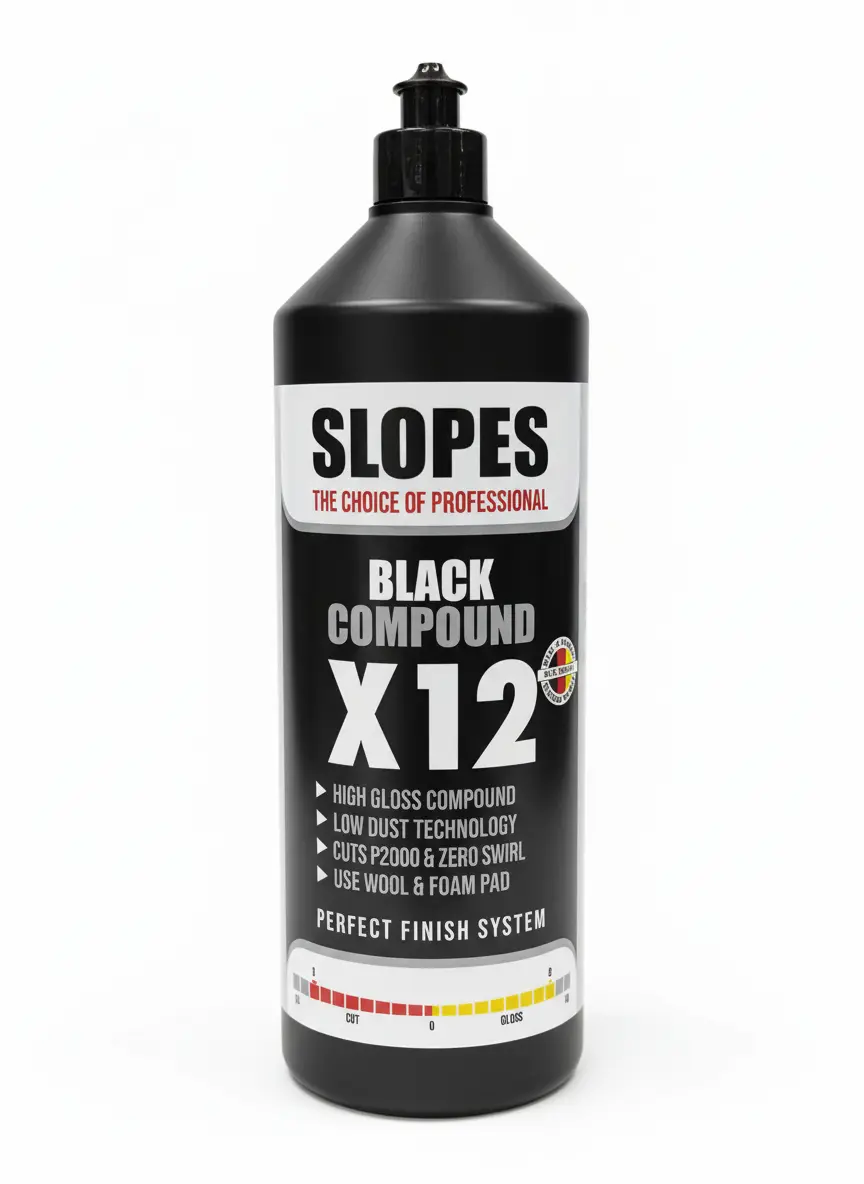 SLOPES X12 SİYAH TEK ADIM PASTA 1LT