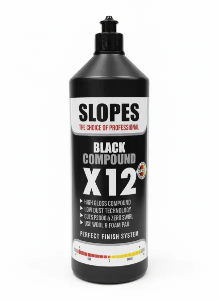 SLOPES X12 SİYAH TEK ADIM PASTA 1LT